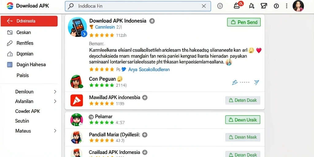 Tampilan awal aplikasi yang menarik dan mudah dinavigasi.