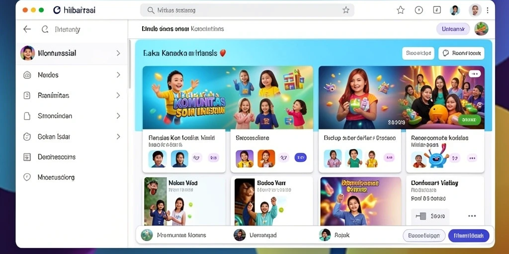 Tampilan antarmuka utama 77WIN yang menarik.