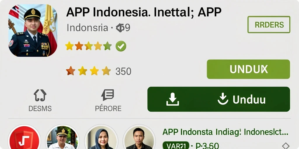 Tampilan antarmuka aplikasi yang menarik dan user-friendly.