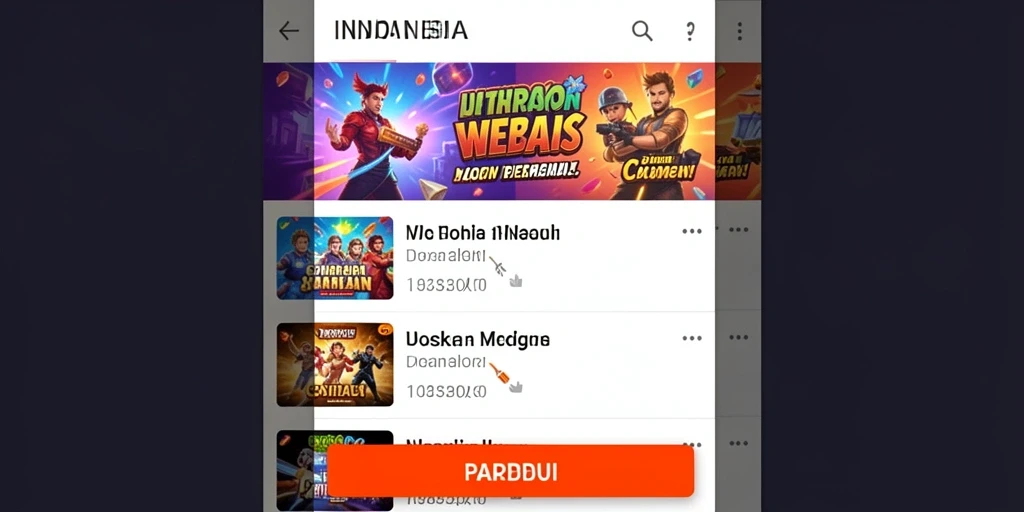 Tampilan antarmuka yang modern dan menarik.