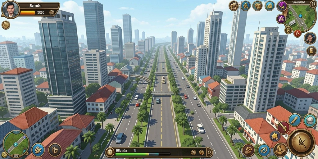 Tampilan antarmuka yang modern dan menarik.
