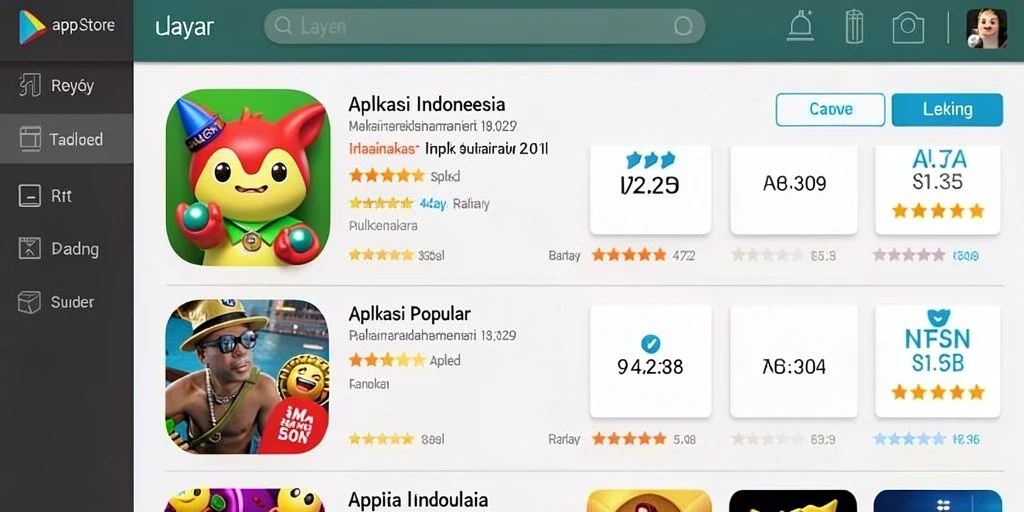 Tampilan awal LGOACE yang menarik dan interaktif.