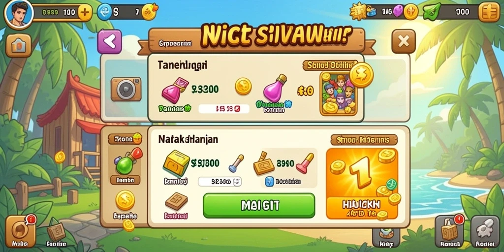 Tampilan awal aplikasi MERDEKA138 yang menarik.