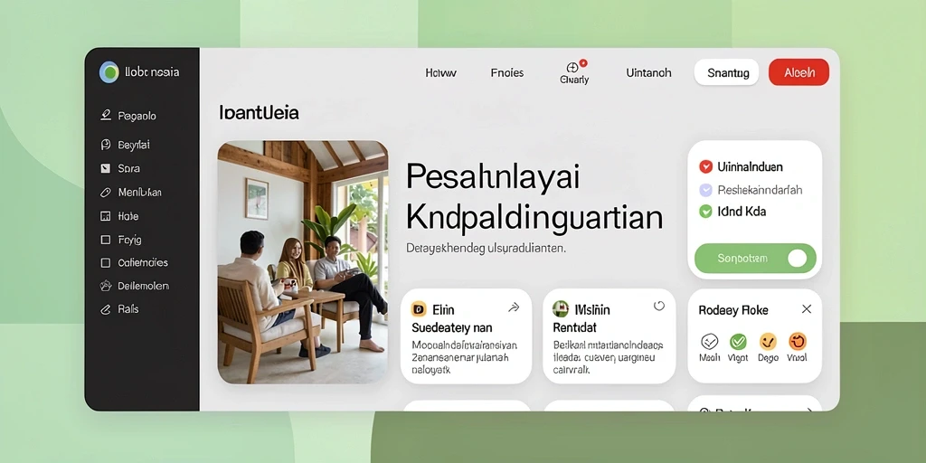 Tampilan antarmuka yang intuitif dan menarik.
