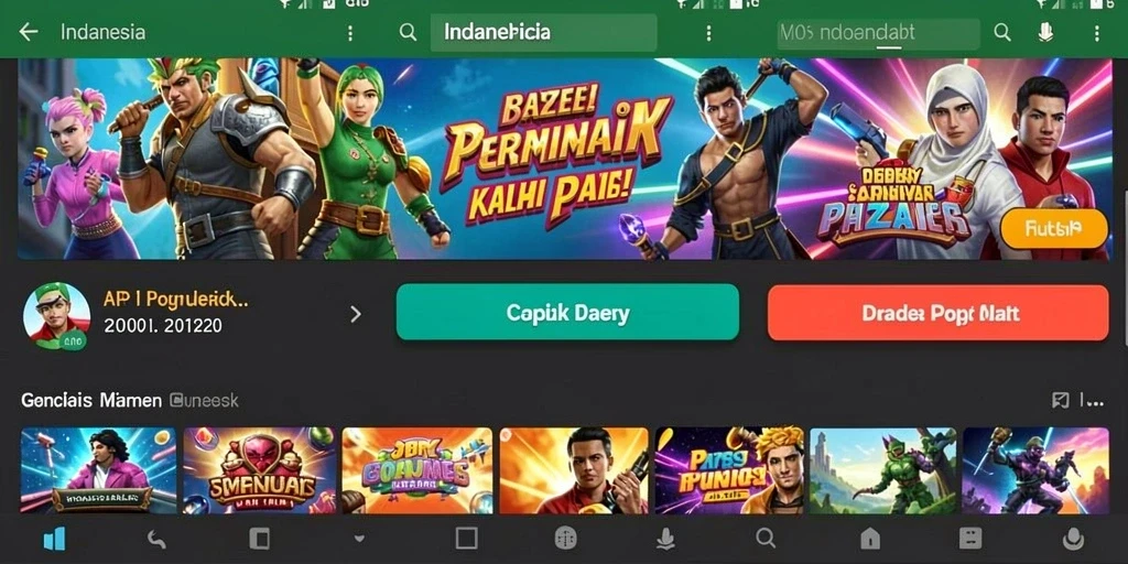 Tampilan antarmuka yang menarik dan user-friendly.