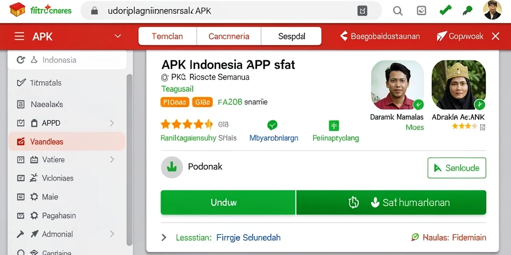 Tampilan antarmuka aplikasi yang sederhana dan menarik.