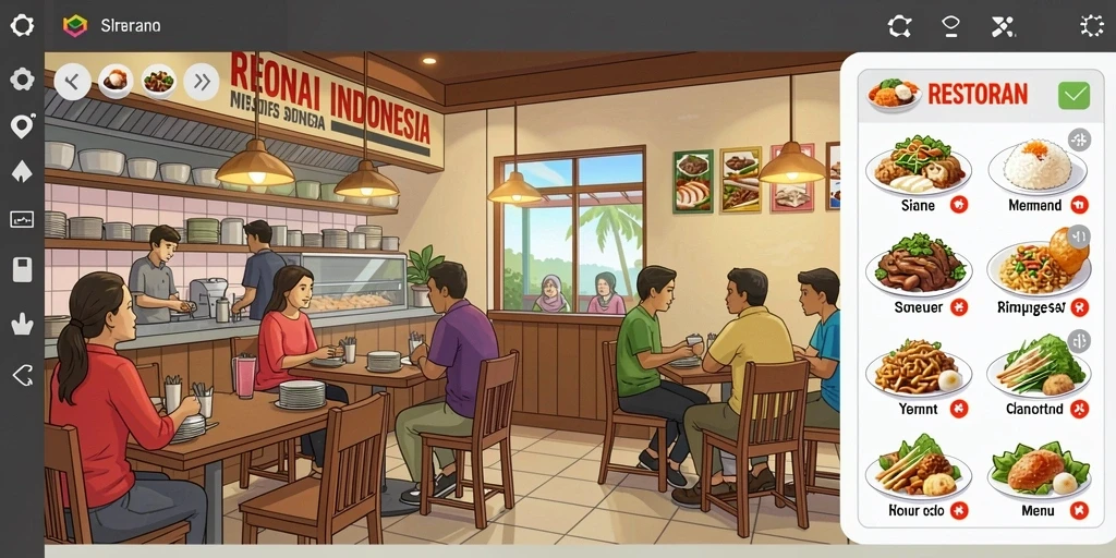 Tampilan antarmuka yang ramah pengguna.