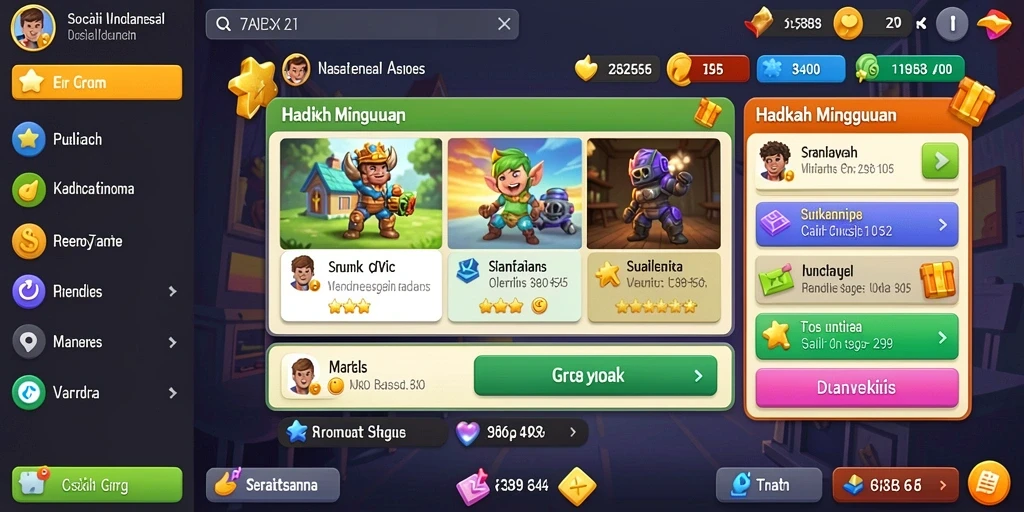 Screenshot menunjukkan antarmuka pengguna yang menarik dan mudah dinavigasi.
